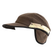 WB cap with ear cover, brown + multicam