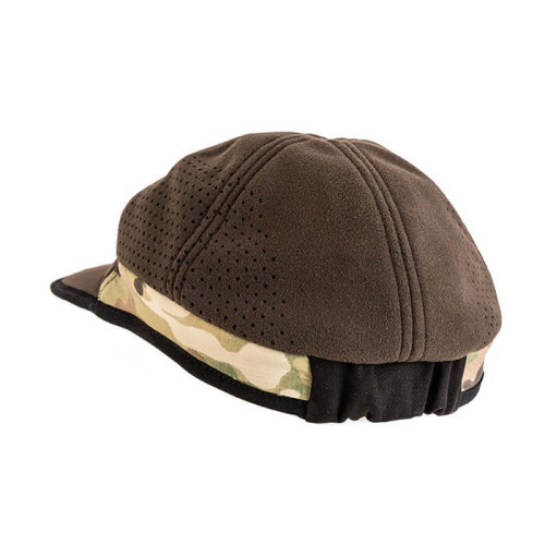 WB cap with visor, brown + multicam